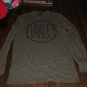 Soft grey Oakley long sleeve shirt